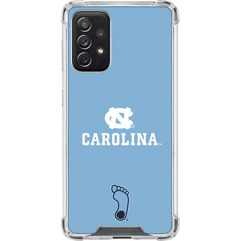 UNC Carolina Logo Galaxy A72 5G Clear Case